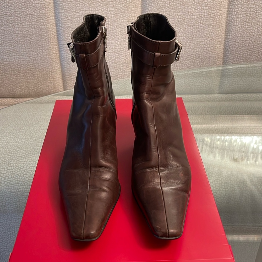 Prada Booties - Brown - Size 36.5